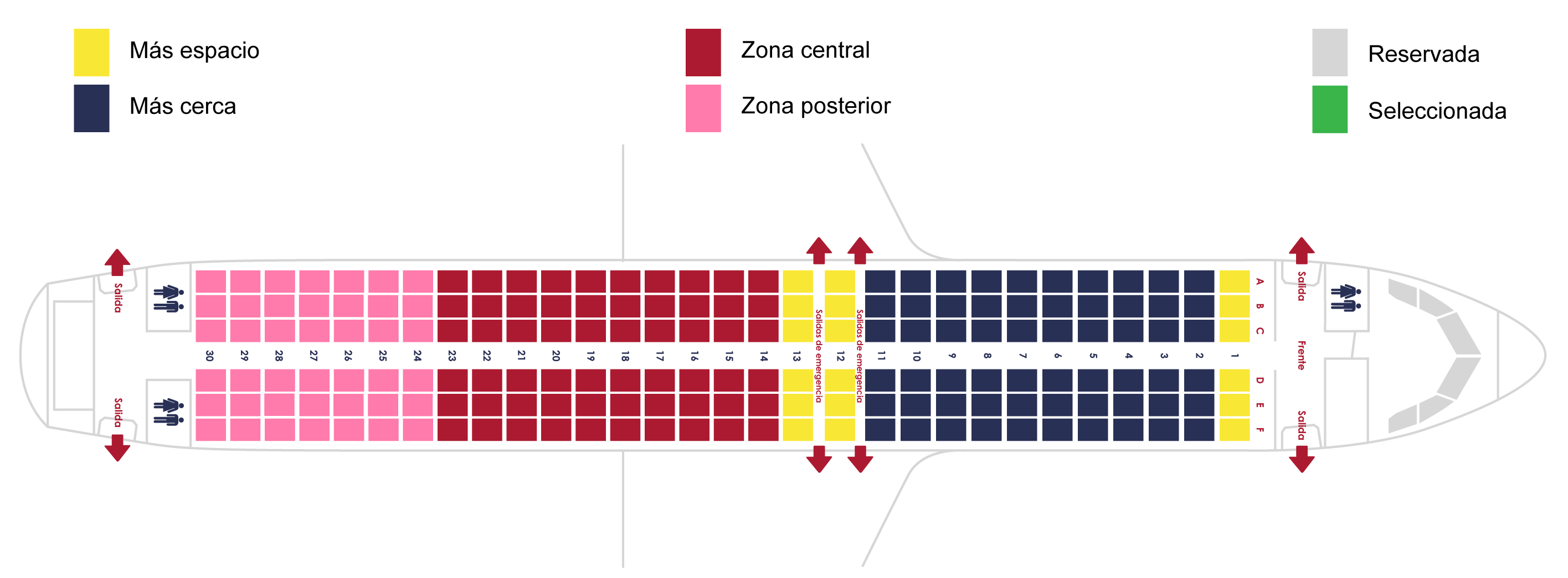 Asignación de sillas Viva Air - Otro de nuestros servicios para tu